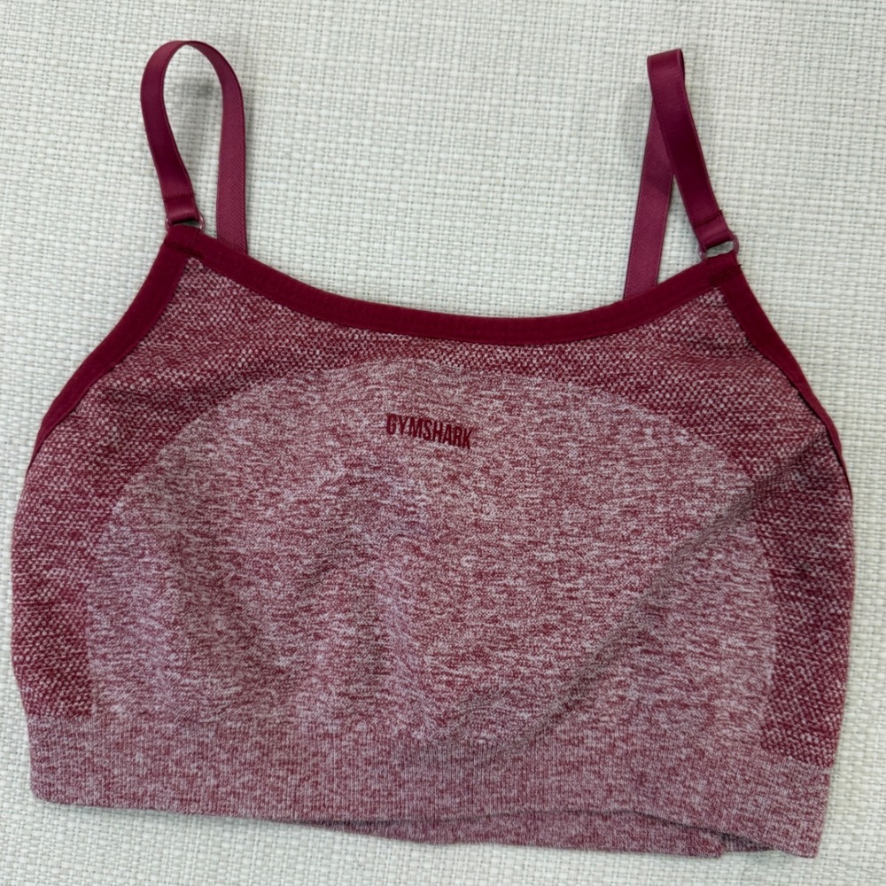 Gymshark Sports Bra Womens Small Vital Seamless Marl Adjustable Straps Excellent